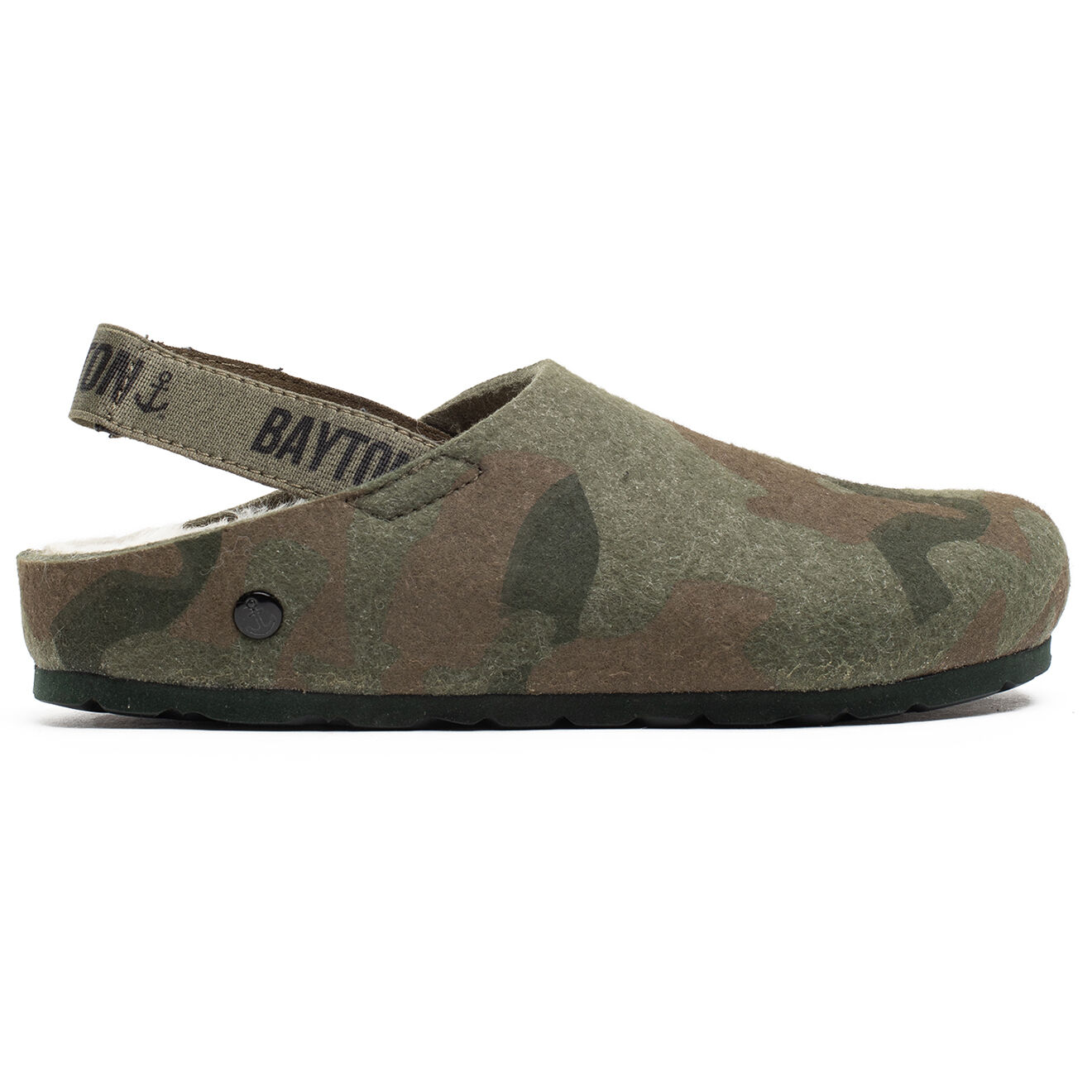 Bayton Chaussons fourrés Cervin kaki