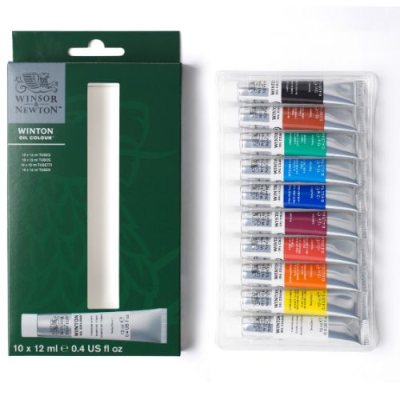 Winsor & Newton Winton Oil Paint Set : 10x12ml