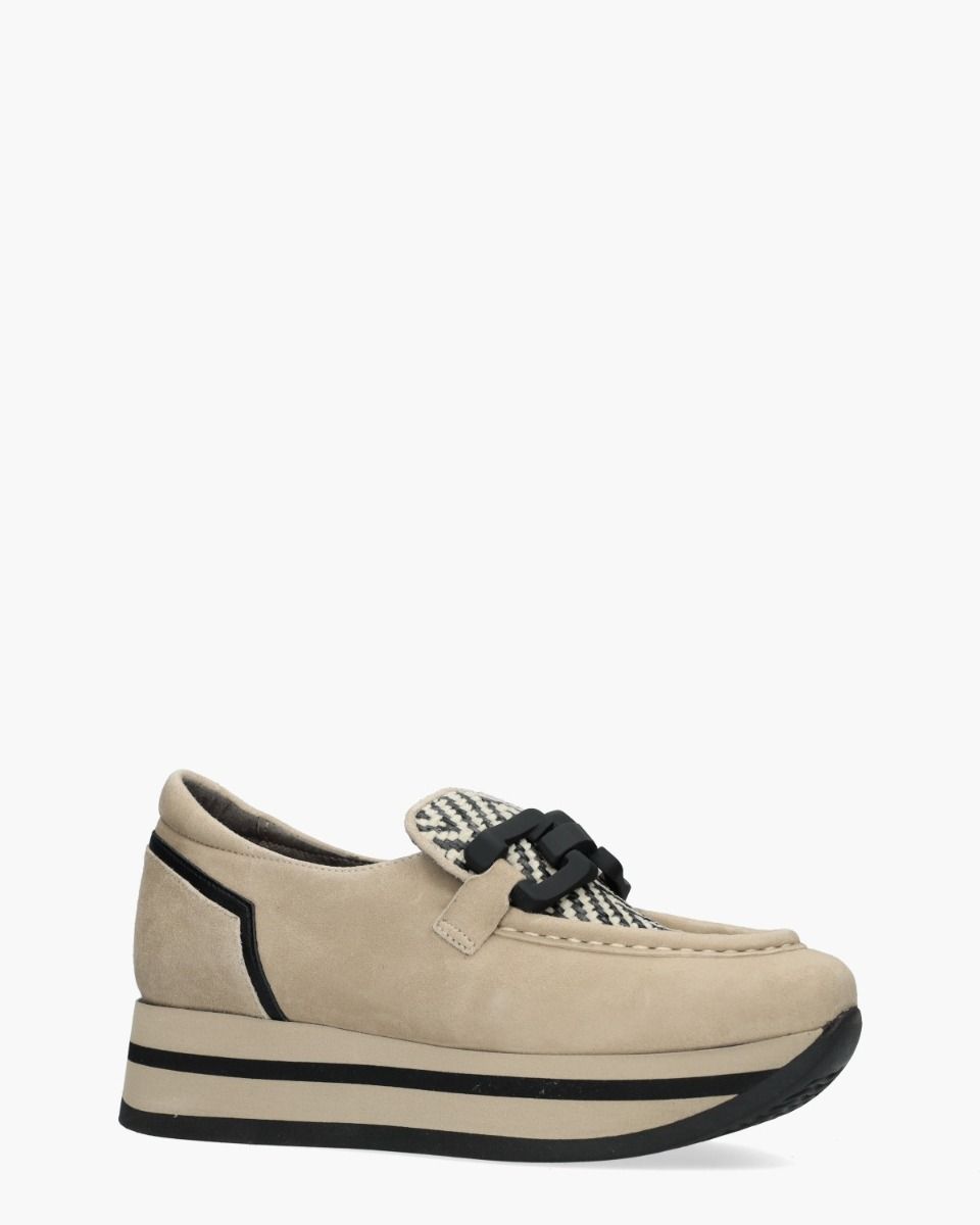 Softwaves Celine Beige Damesloafers