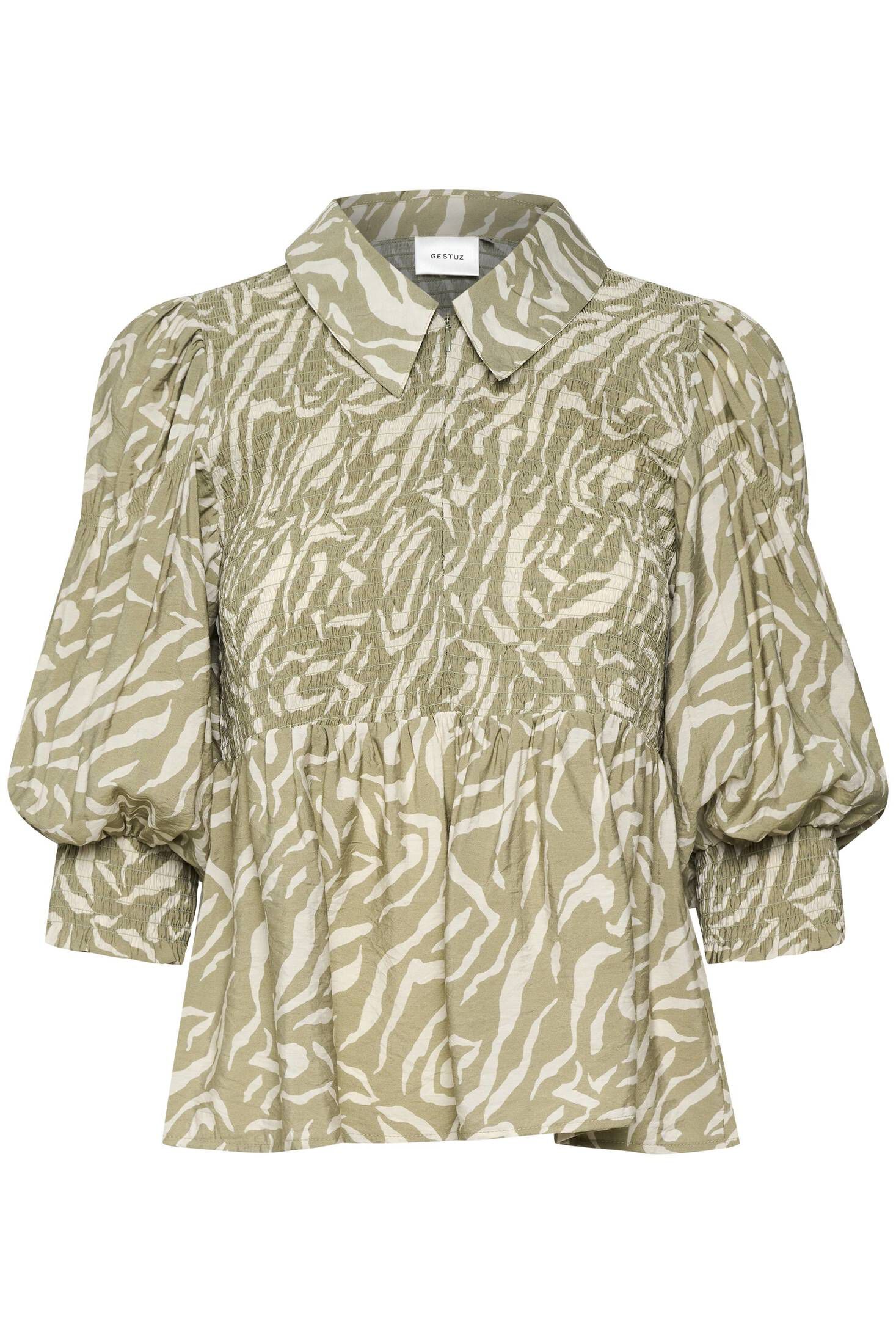 GESTUZ| Damen Bluse ANDAGZ Kurzarm