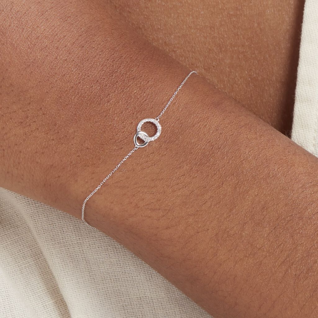 Bracelet Mahaut Or Blanc Diamant