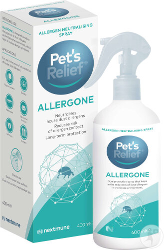 Pet's Relief Allergone Vaporisateur Neutralisant Les Allergènes Flacon 400ml
