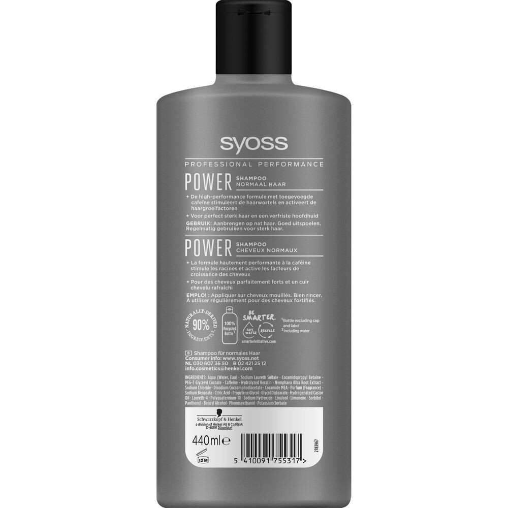 Syoss Men Shampoo Power440 ml
