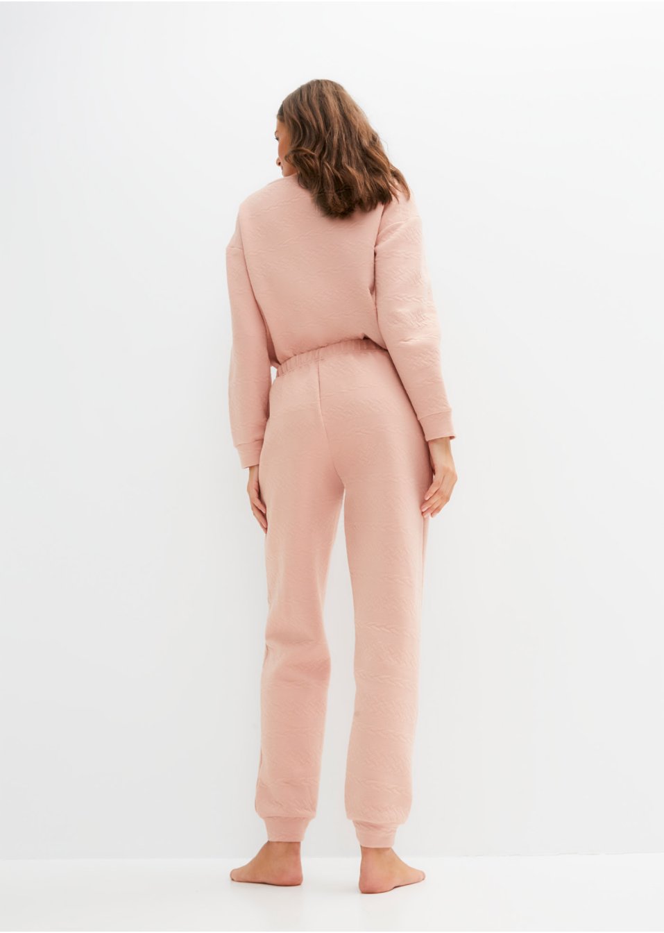 Pantalon thermo aspect maille