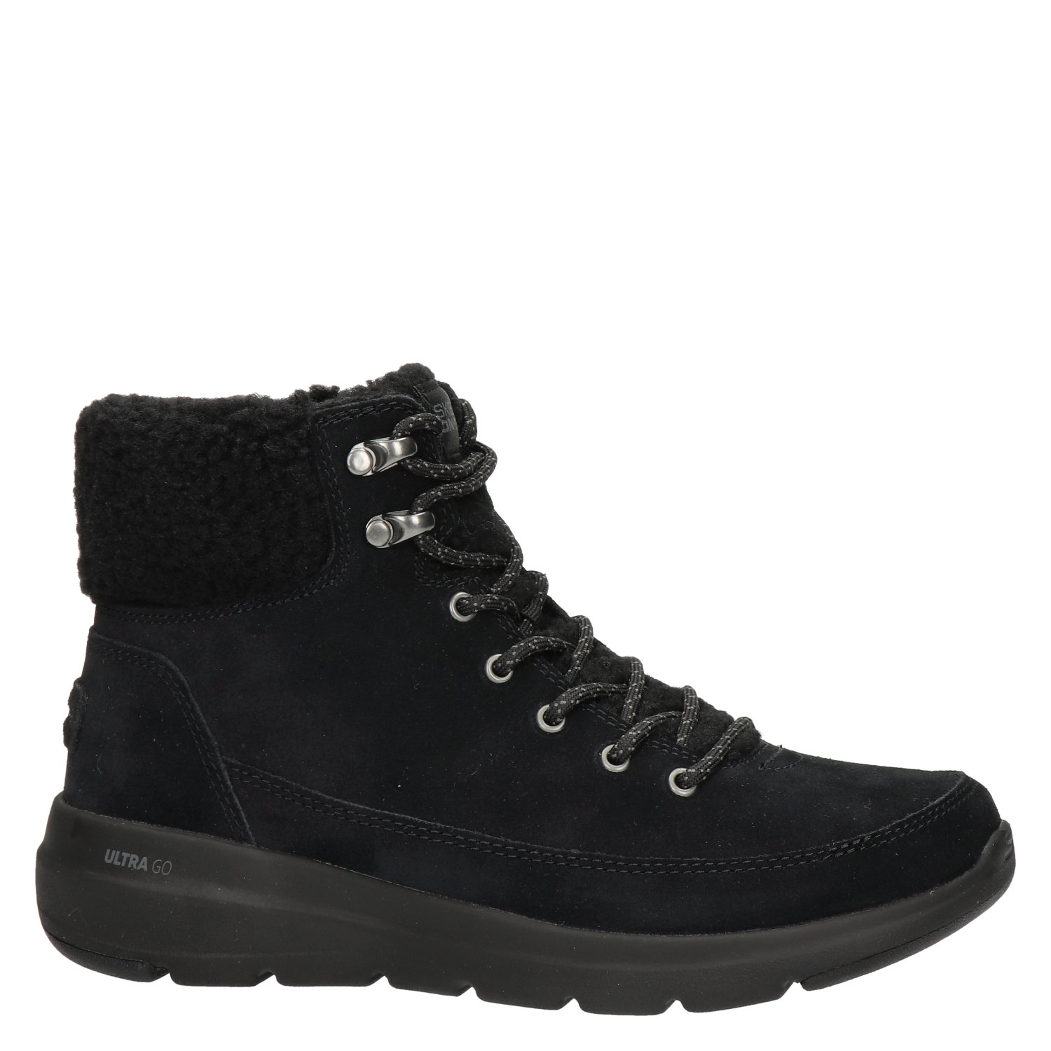 Go Walk dames veterboot Skechers Zwart