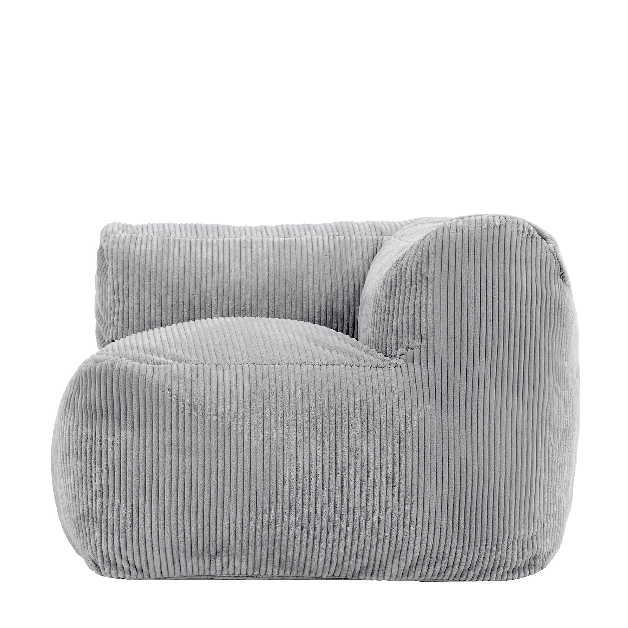 icon Zen Modulaire Bank Element - Hoekstuk - Ribfluweel - Grijs