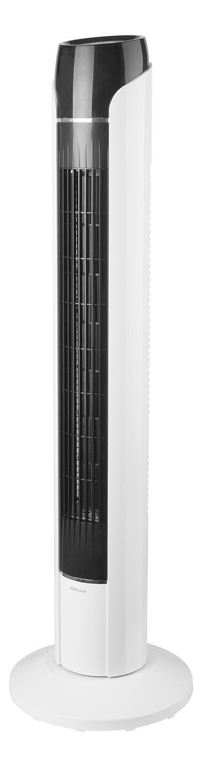 NORDIC HOME 2-i-1 tårnventilator og luftcirkulator, 3 hastigheder