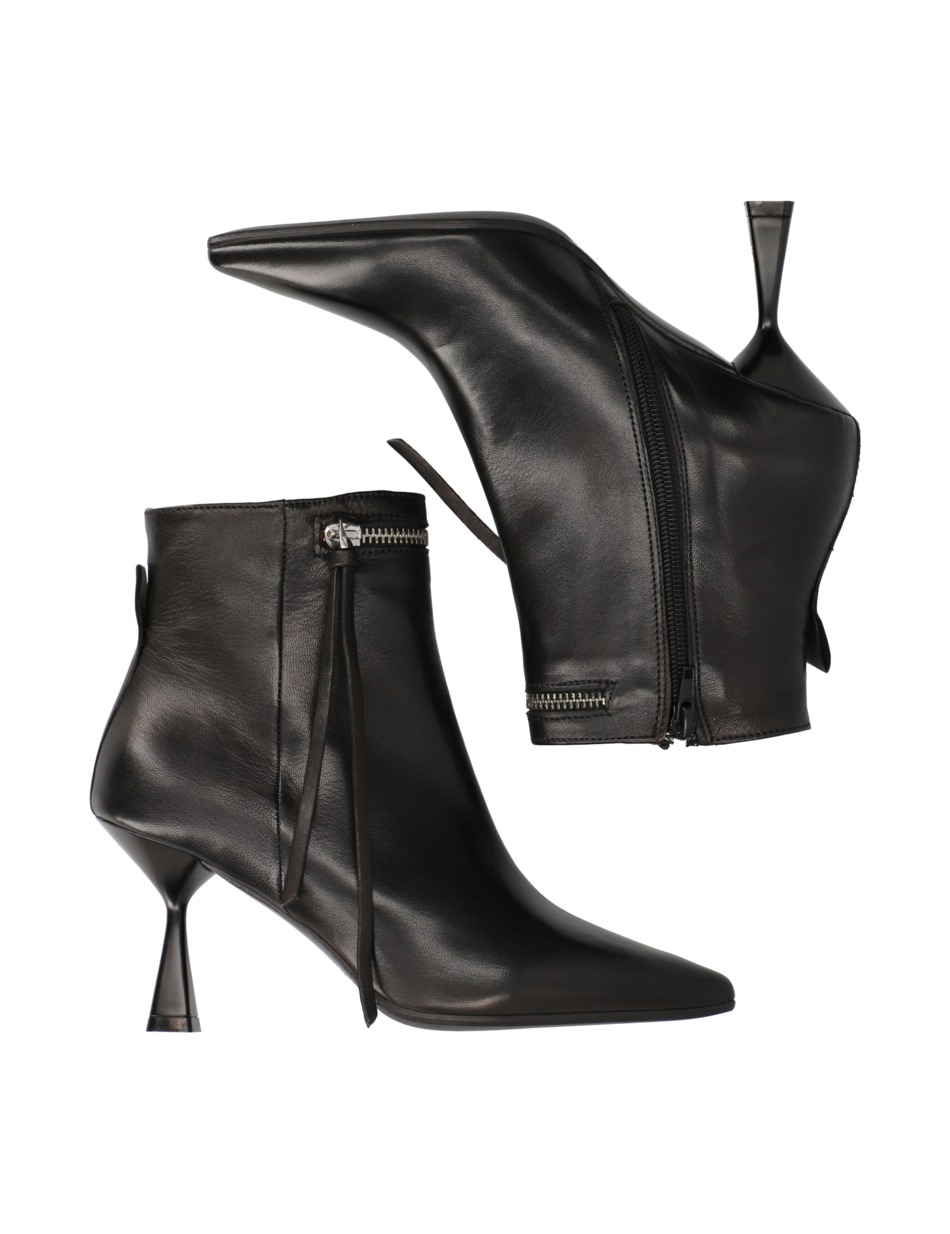 Glattleder Stiefelette