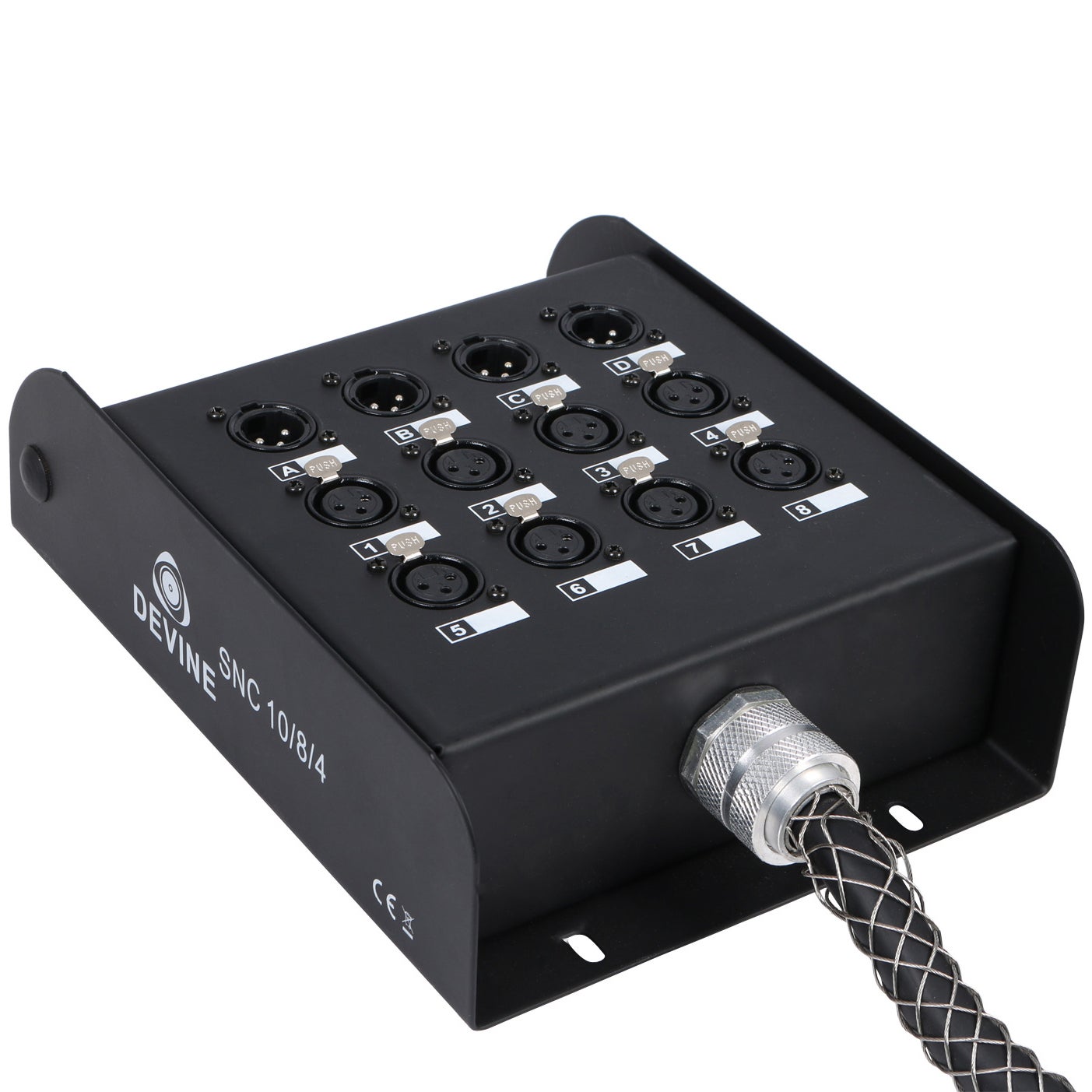 Devine SNC-10-8-4 Stagesnake XLR multikabel 8-weg 10 meter