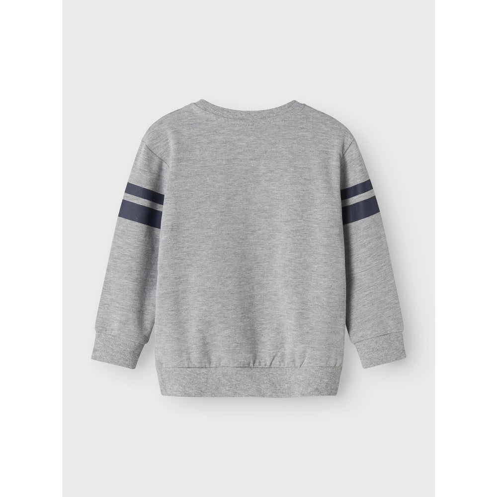 Køb Name It Grey Melange Nmmadam Spider Nreg Sweat Bru Mar