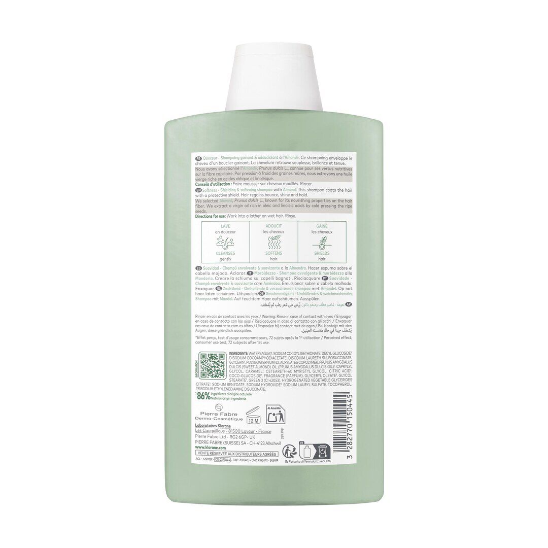 KLORANE  Champô Amêndoa - 400ml