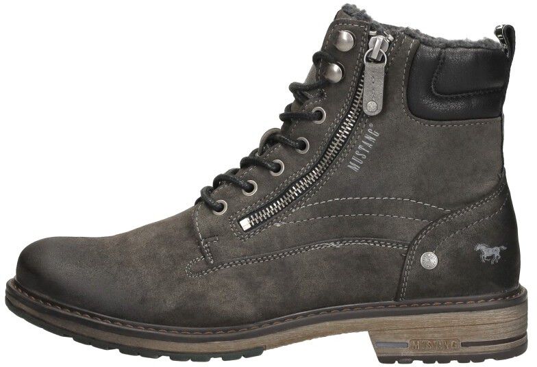 Mustang Veterschoenen Hoog donkergrijs