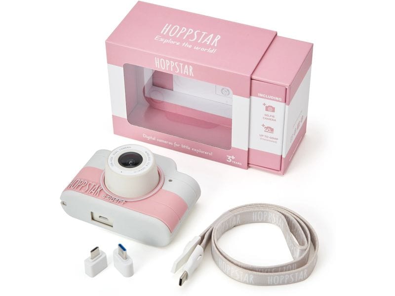 Hoppstar Kinderkamera Digitalkamera Hoppstar Expert Kids He Mit Selfie- Kamera und Videokamera