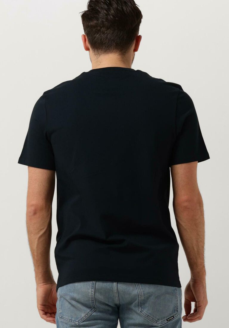 LYLE & SCOTT donkerblauwe lyle & scott t-shirt contrast pocket t-shirt