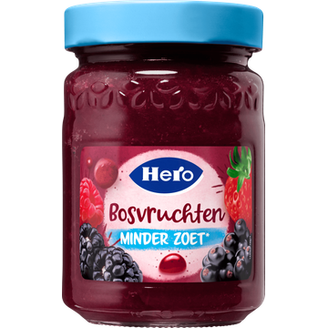 Hero Jam Minder Zoet Bosvruchten 325g