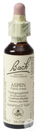 Fleurs De Bach Remedie 02 Aspen/Tremble 20ml
