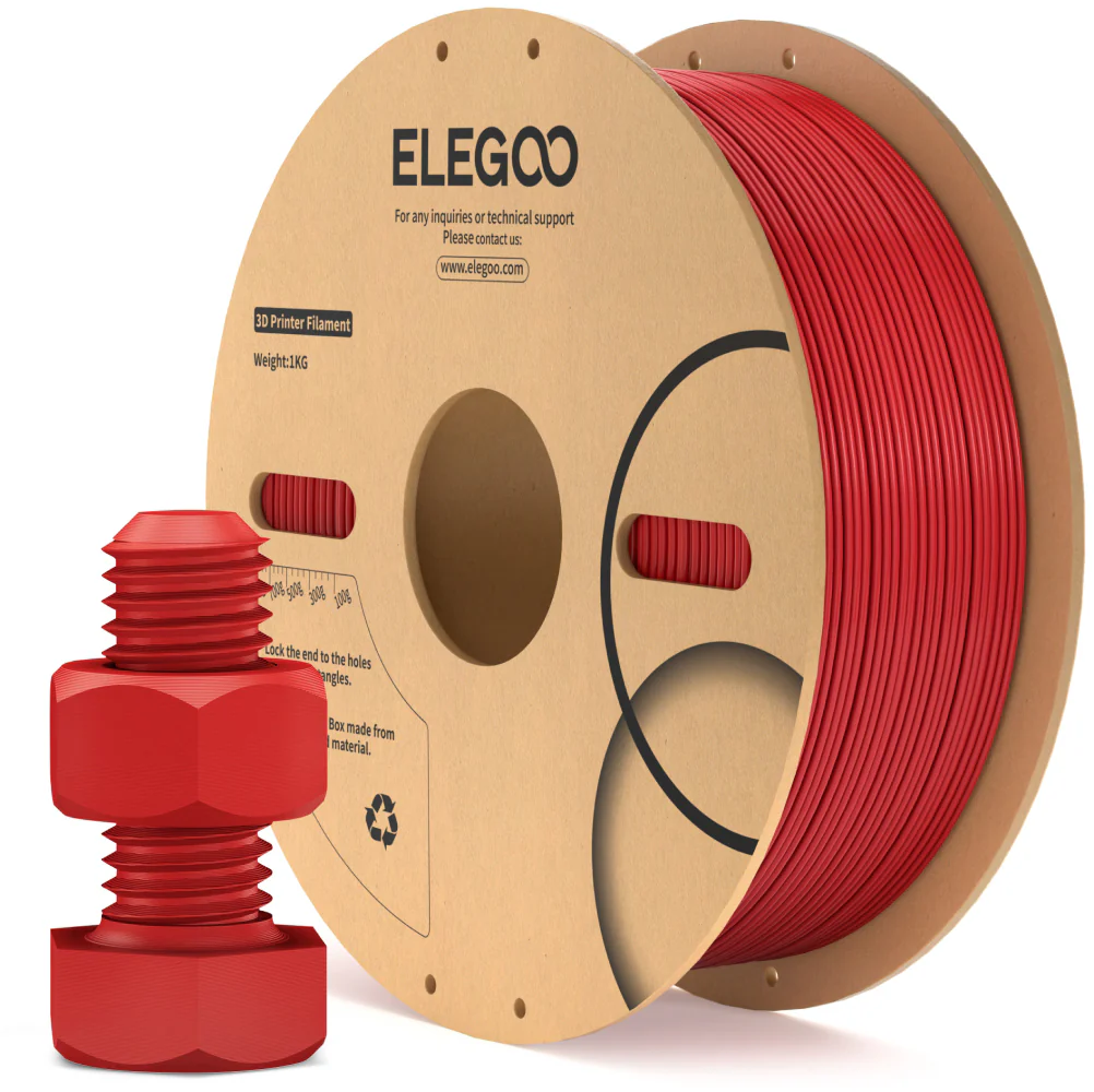 Elegoo  ABS Red, 1,75 mm / 1000 g    Industrielle Stärke für höchste Ansprüche in Red