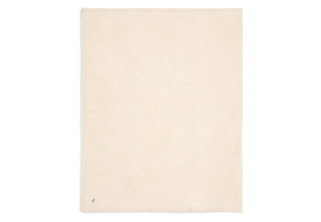 baby ledikantdeken 100x150cm Weave Knit Merino wool - Oatmeal