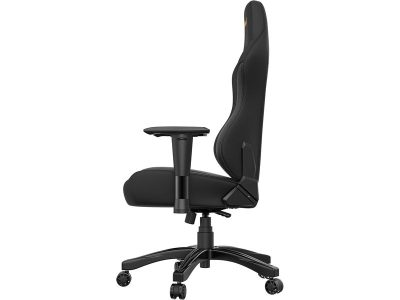 Anda Seat Gaming-Stuhl Phantom 3 Schwarz Gaming-Stuhl aus Kunstleder und mit einer Belastbarkeit von bis zu 100 kg