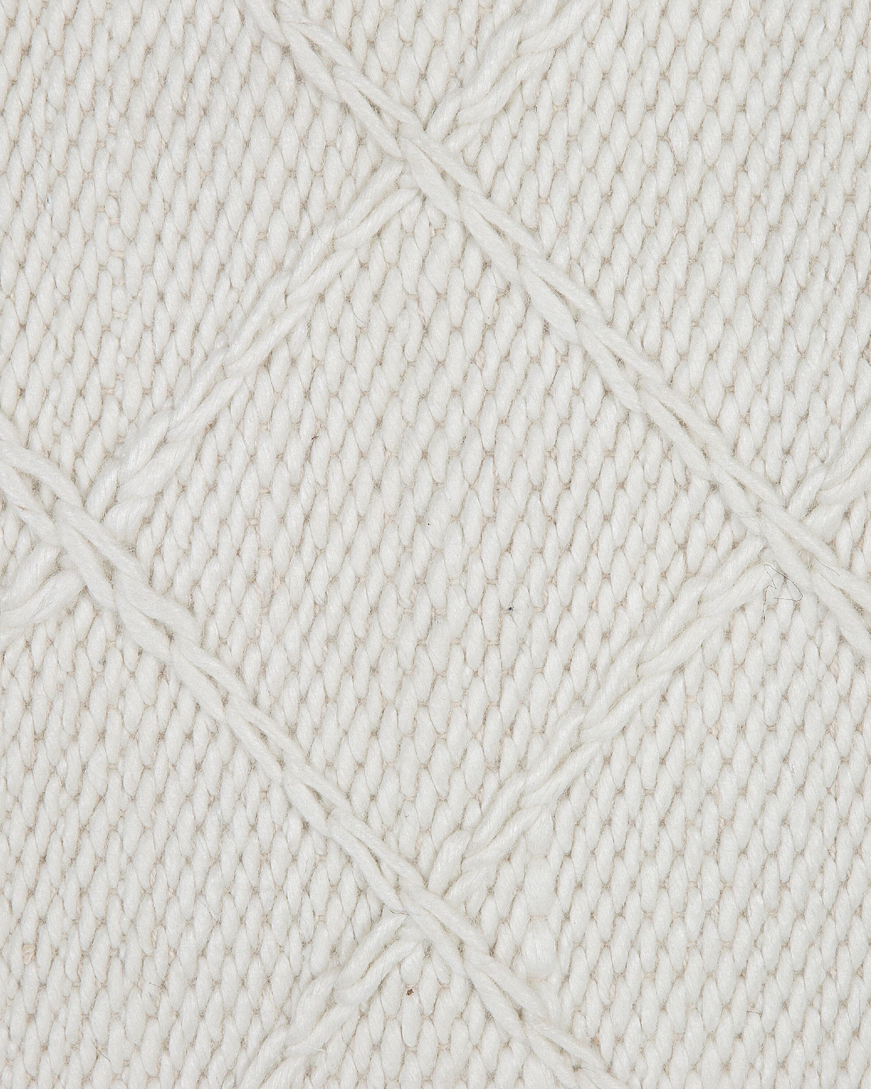 Vloerkleed ELLEK Wit 160 x 230 cm Wol