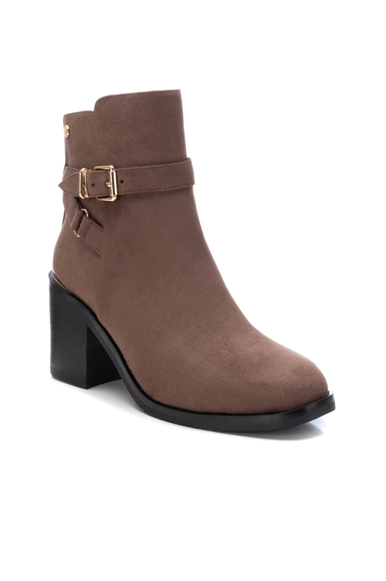 botas de camurça até o tornozelo para mulheres