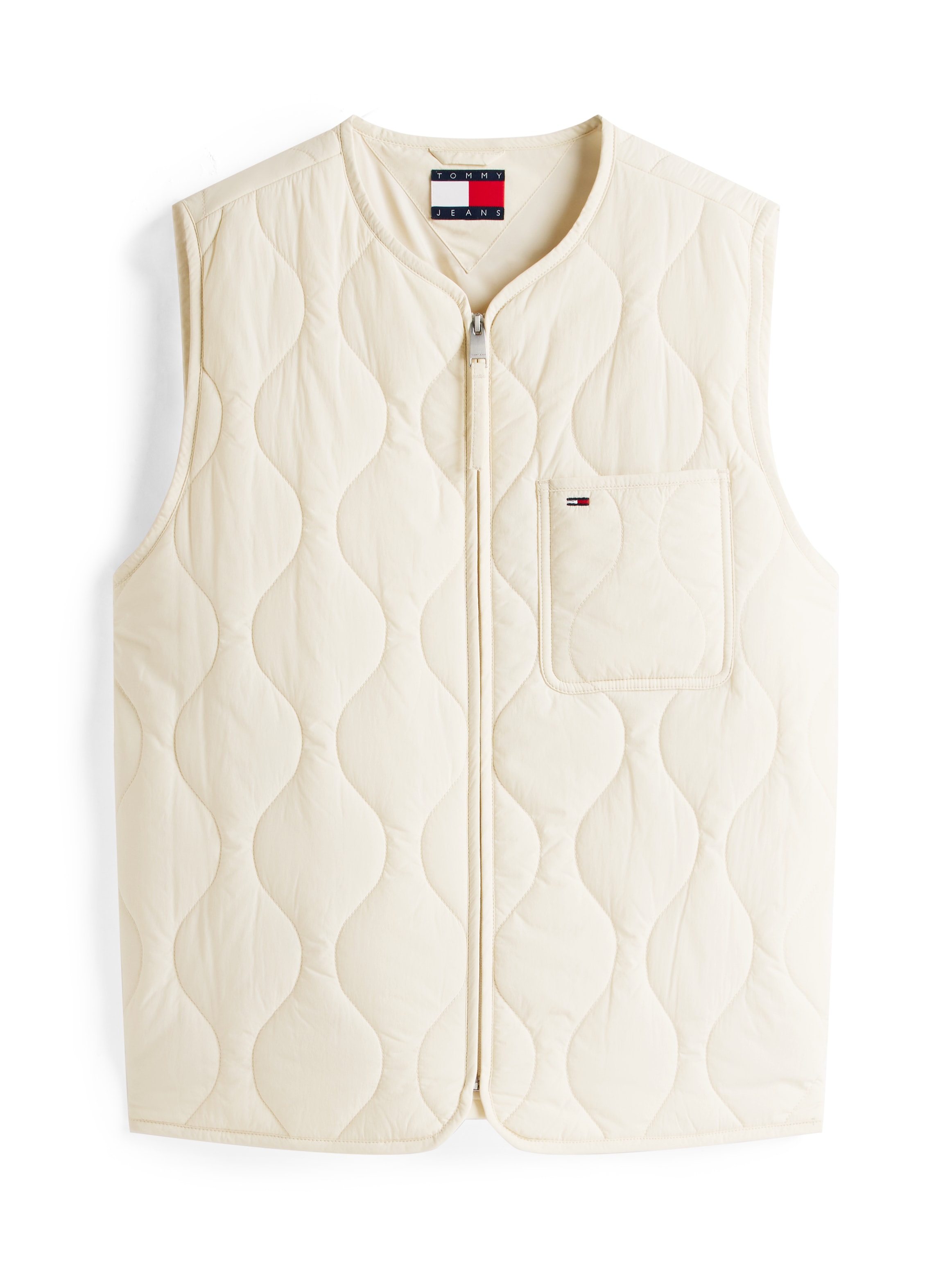 Tommy Jeans Steppweste »TJM QUILTED VEST EXT« Mit Rundhalsausschnitt