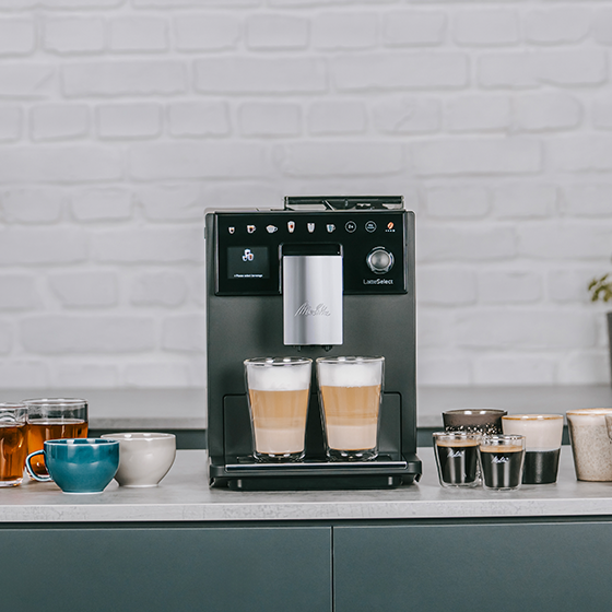 LatteSelect|Kaffeevollautomat Mattschwarz