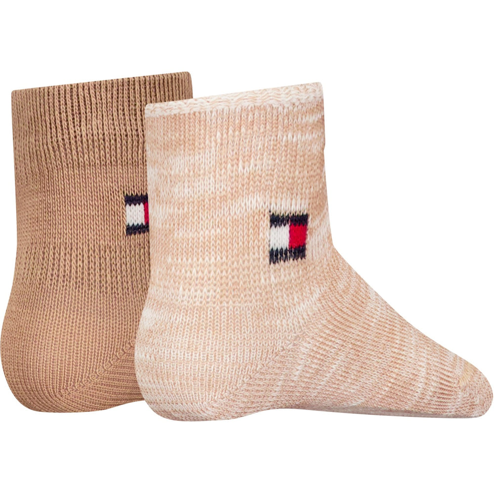 Køb Tommy Hilfiger Classic Khaki Baby Strømper 2-pak Runfree | Luksusbaby