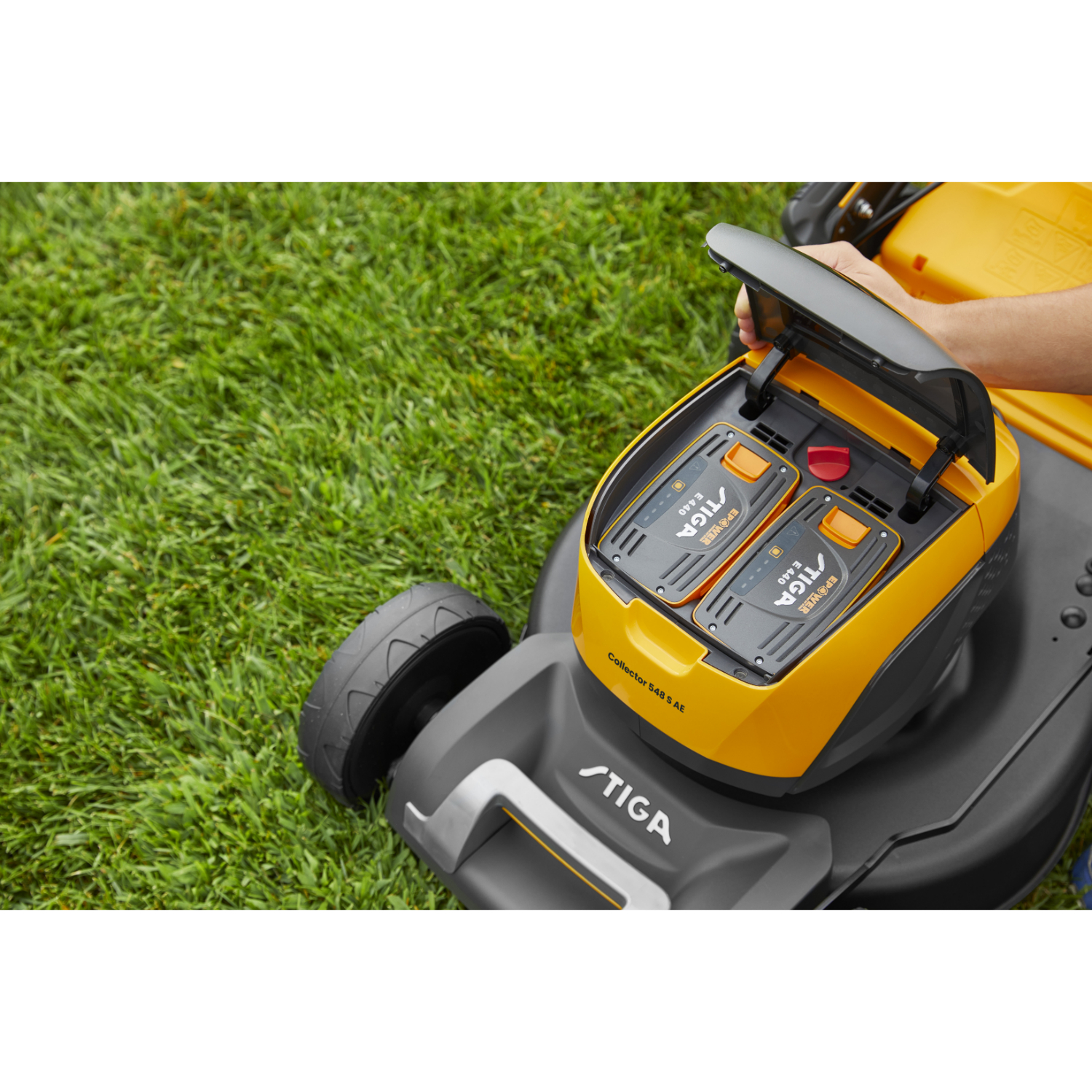 Stiga Collector 548 S AE Kit Grasmaaier (2x 4,0Ah accu)
