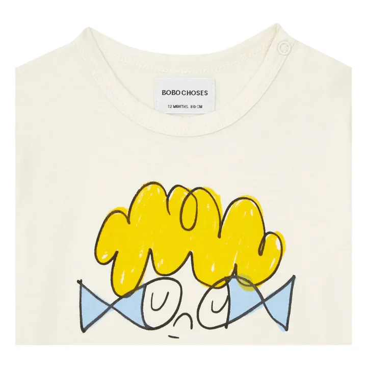 Bobo Choses Exclusivité Bobo Choses x Smallable - T-Shirt Coton Bio Poissons Bébé | Ecru