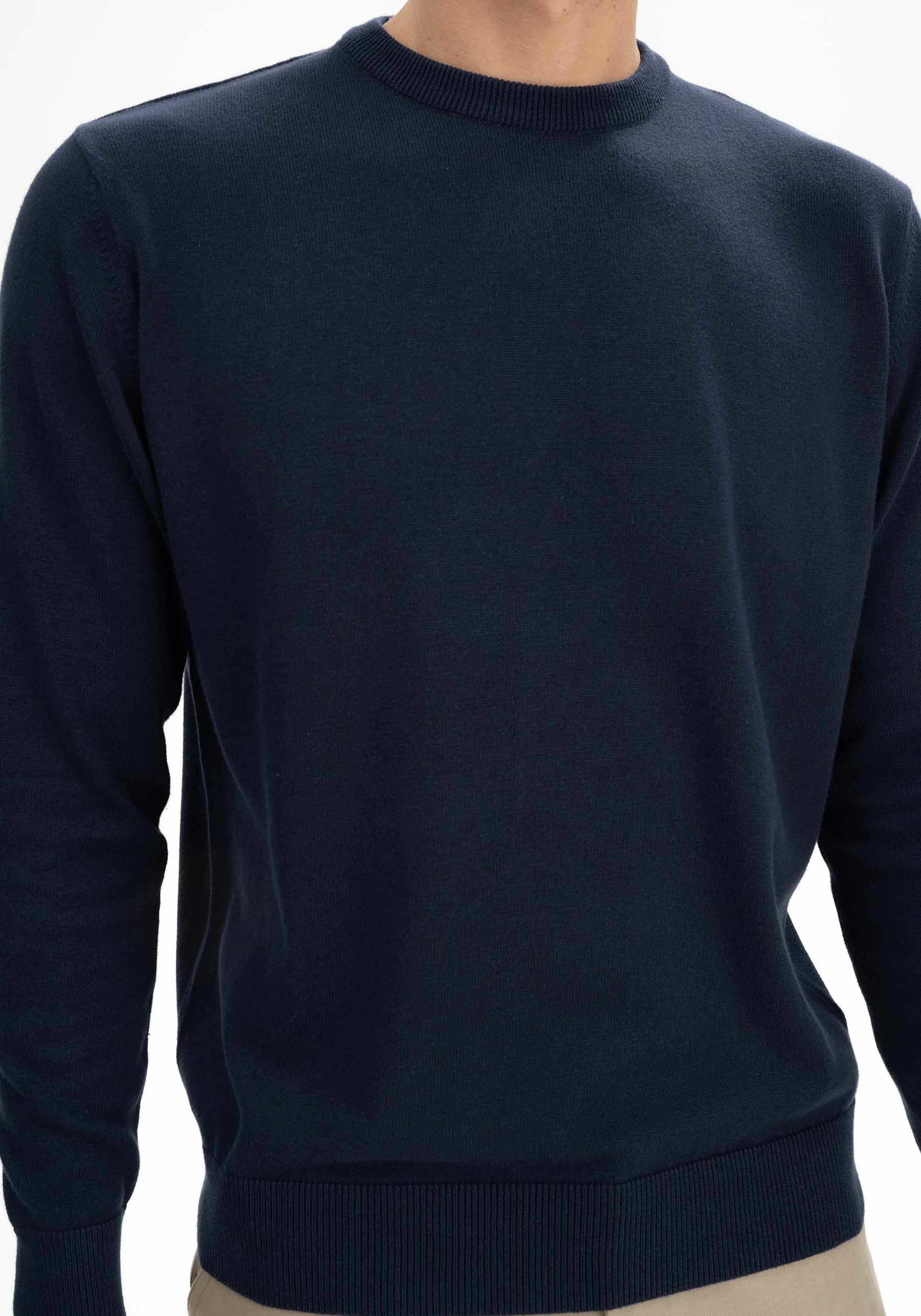 Mela Feinstrickpullover Himal Navy