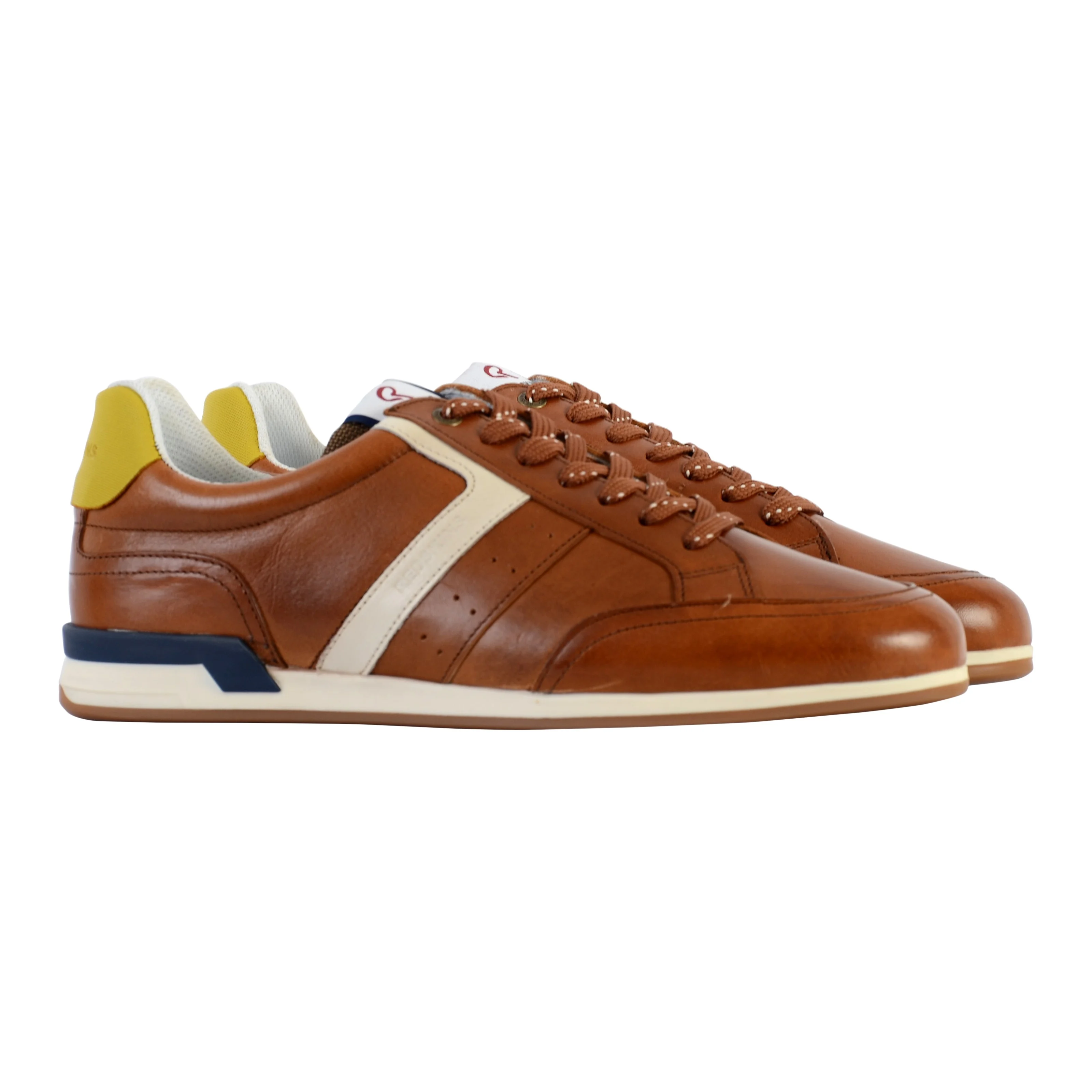 Baskets en cuir Dinamo | Marron