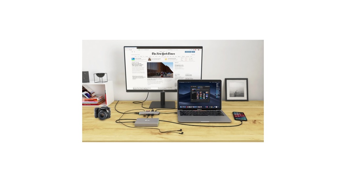 i-tecUSB-C Metal Nano dockingstation  (Grijs)