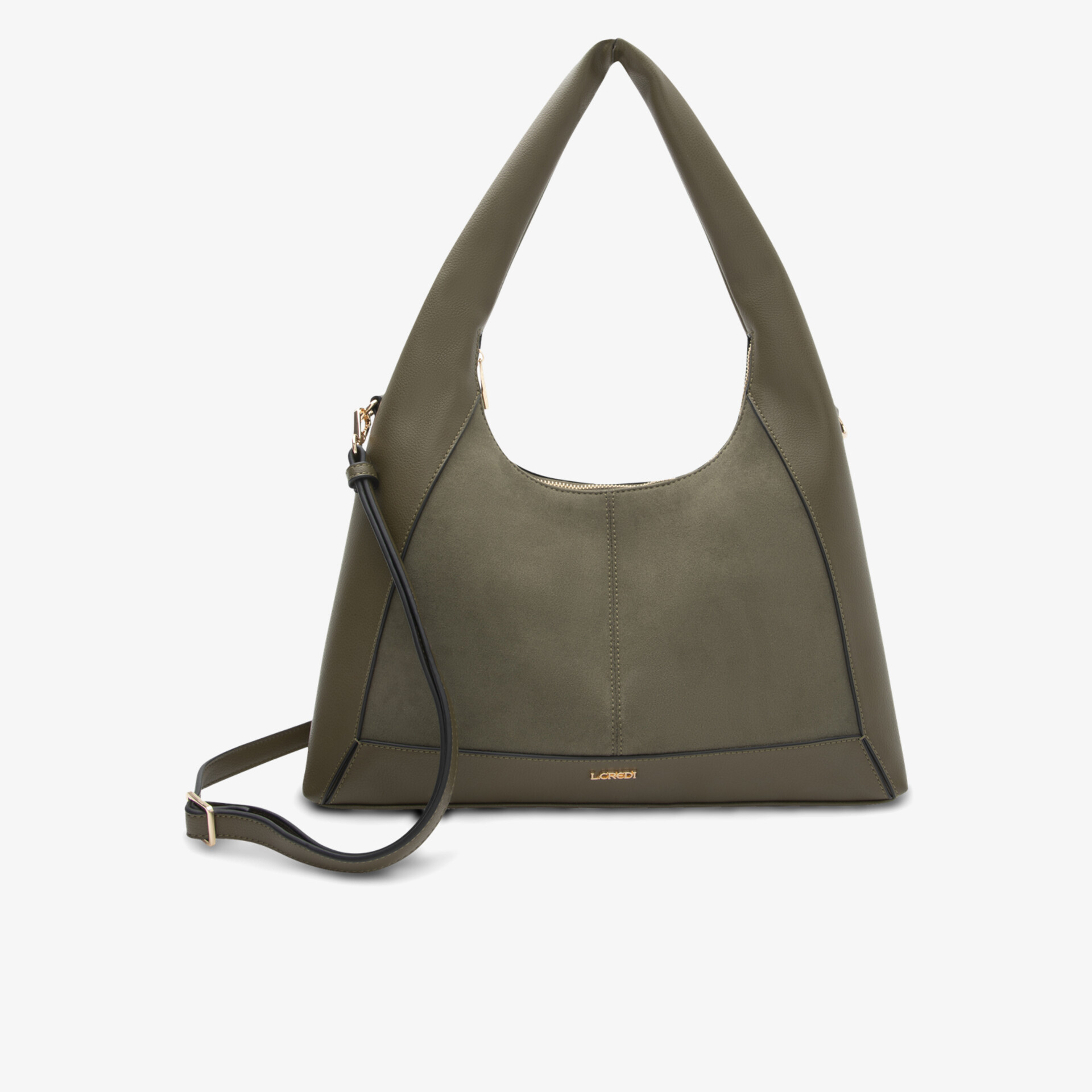 L.CREDI Damen Handtasche beige