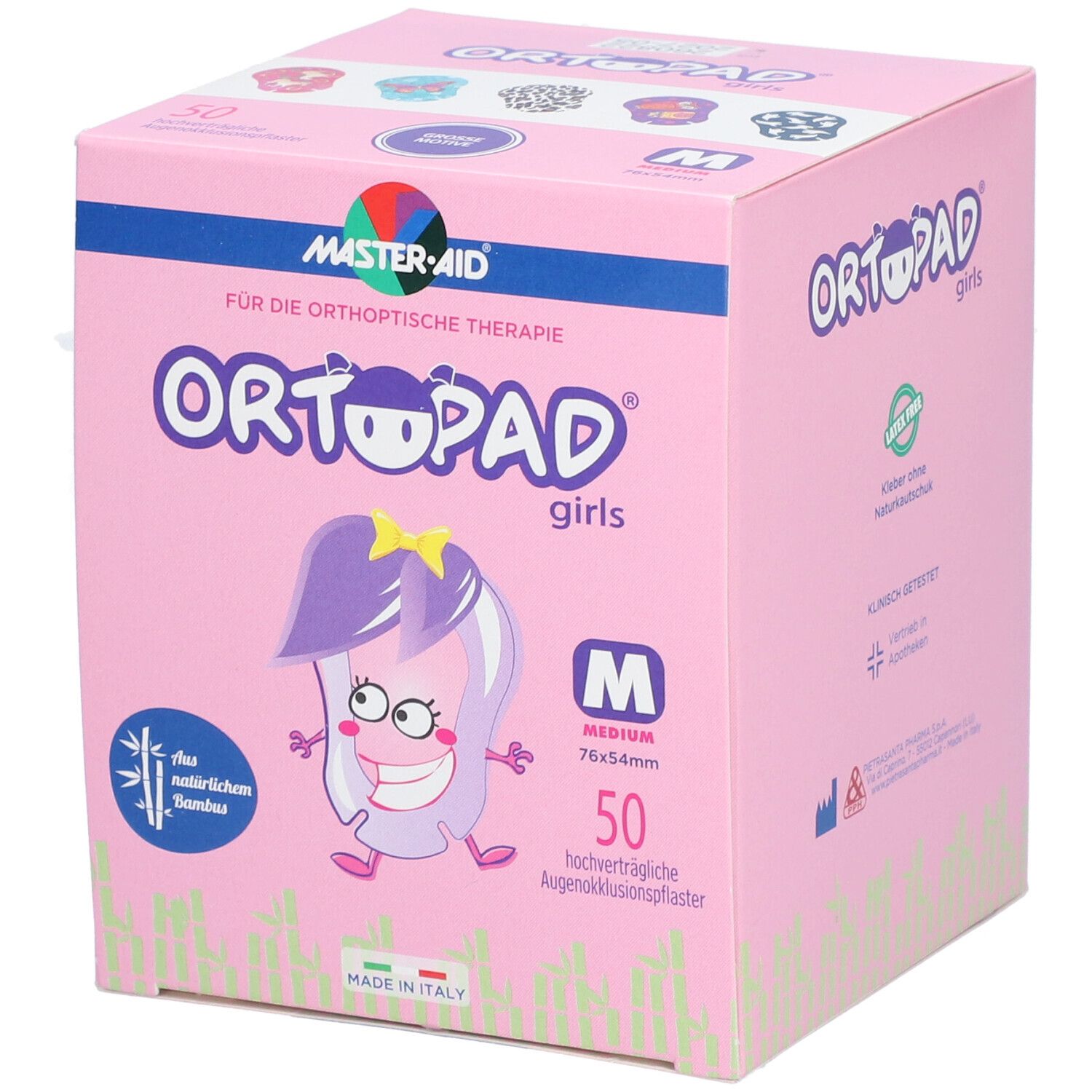 ORTOPAD for girls medium Augenokklusionspflaster
