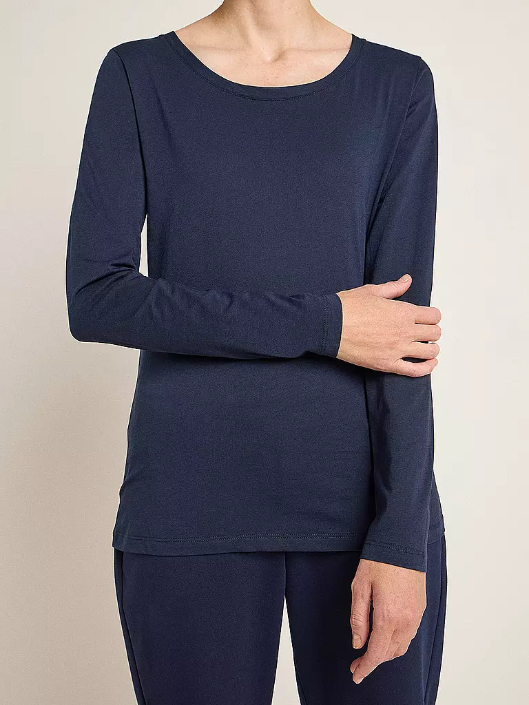 LANIUS Langarmshirt dunkelblau