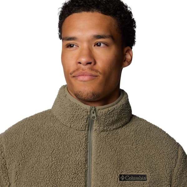 Veste polaire COLUMBIA RUGGED RIDGE III SHERPA FULL ZIP STONE GREEN