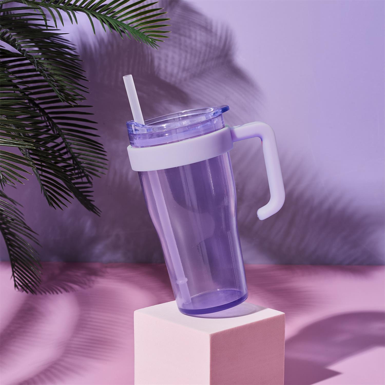 MUG TRANSPORT MINI MIAMI TRANSPARENT 600ML