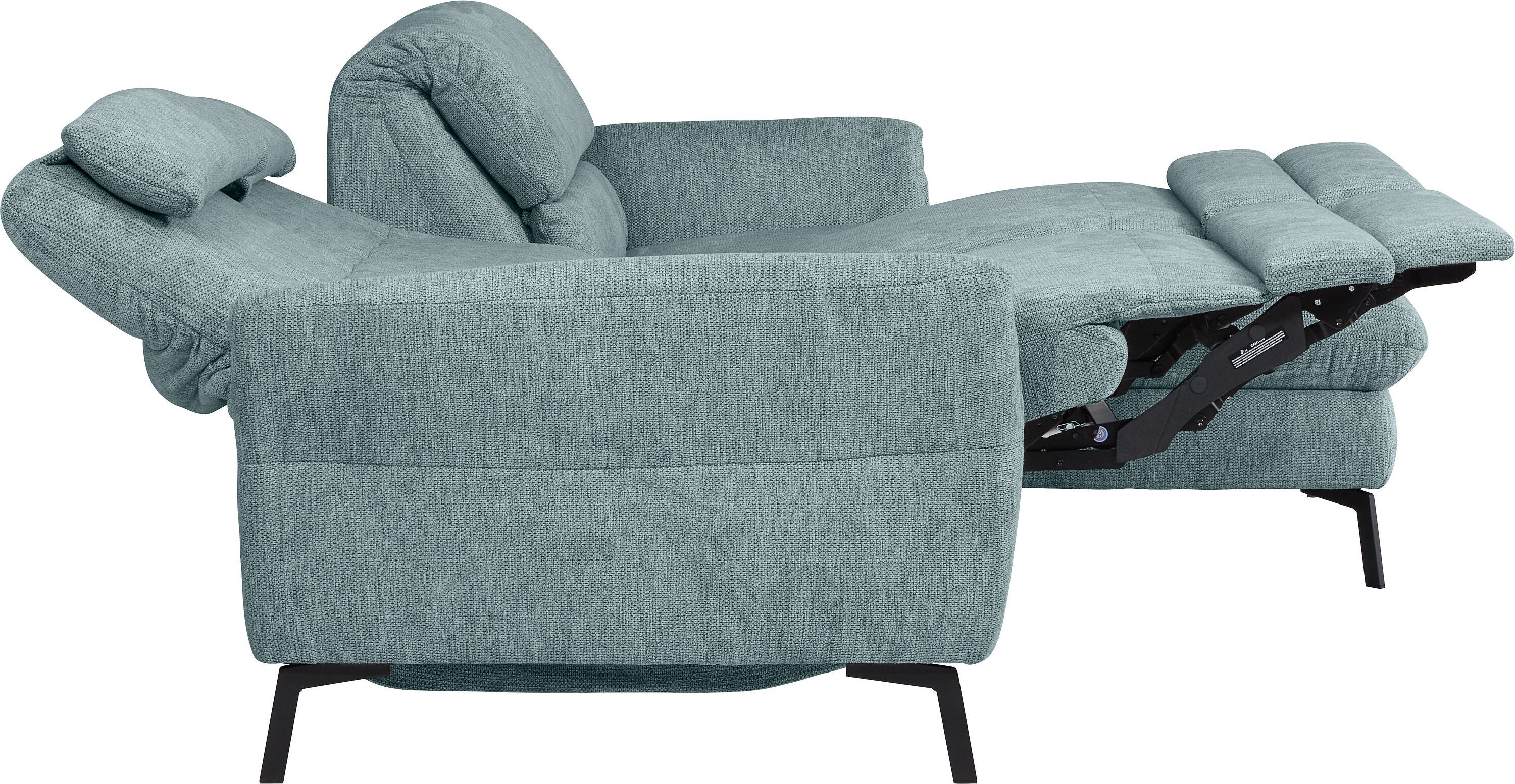 SEBO Ecksofa - Hellblau / B: 284.0 cm x T: 161.0 cm x H: 84.0 cm