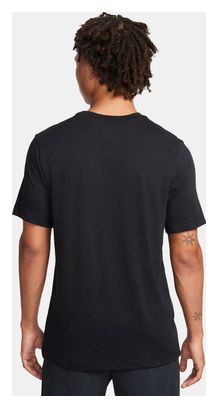 Maillot manches courtes Nike Dri-Fit Trail logo Noir Homme
