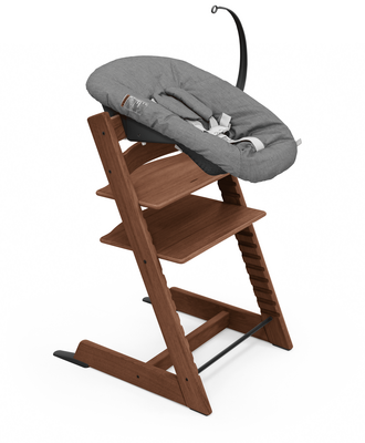 Stokke Tripp Trapp Matstol inkl. Newborn Set, Oak/Antracite