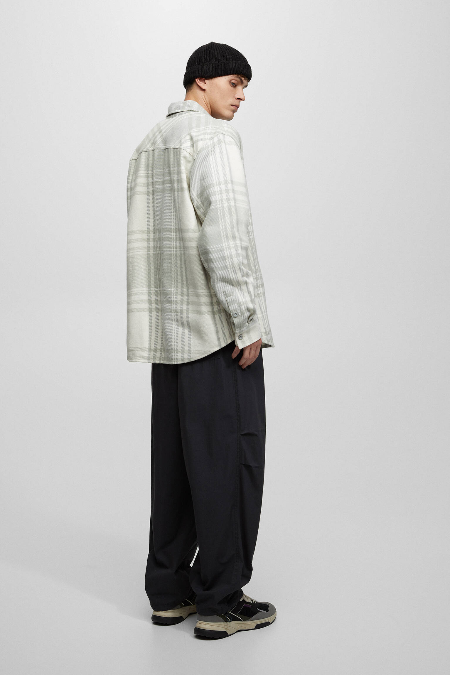 CAMISA DE FLANELA XADREZ - CINZA VIGORO