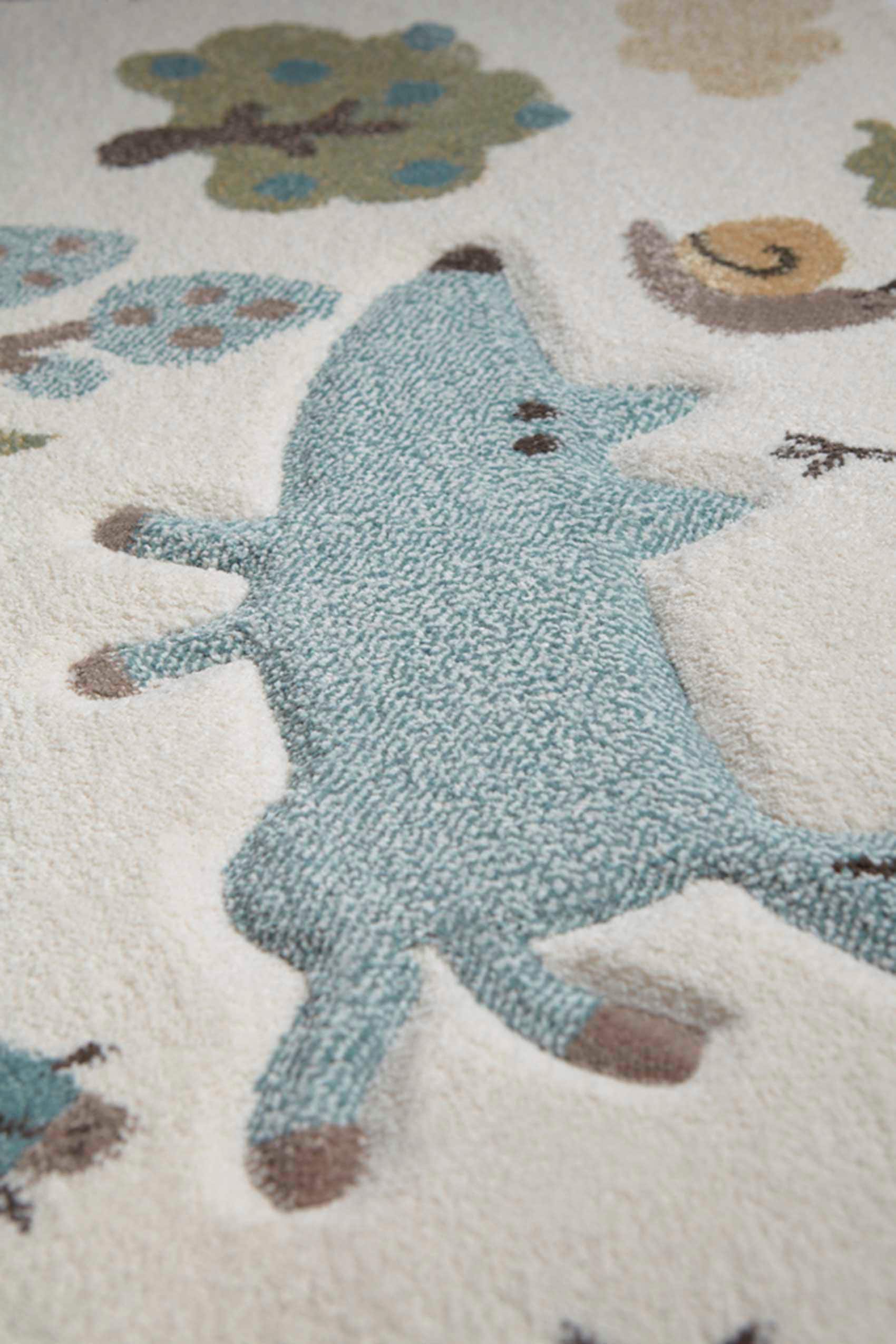 Sigikid Kinderteppich »Forest« rechteckig 13 mm Höhe Wald Tiere Design, Kurzflor
