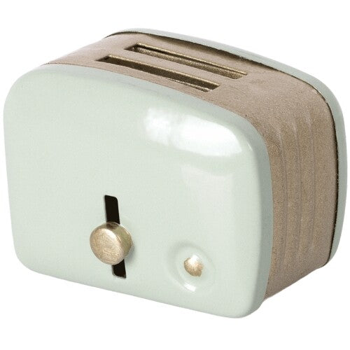 Maileg poppenhuis broodrooster mint - 4,5 cm