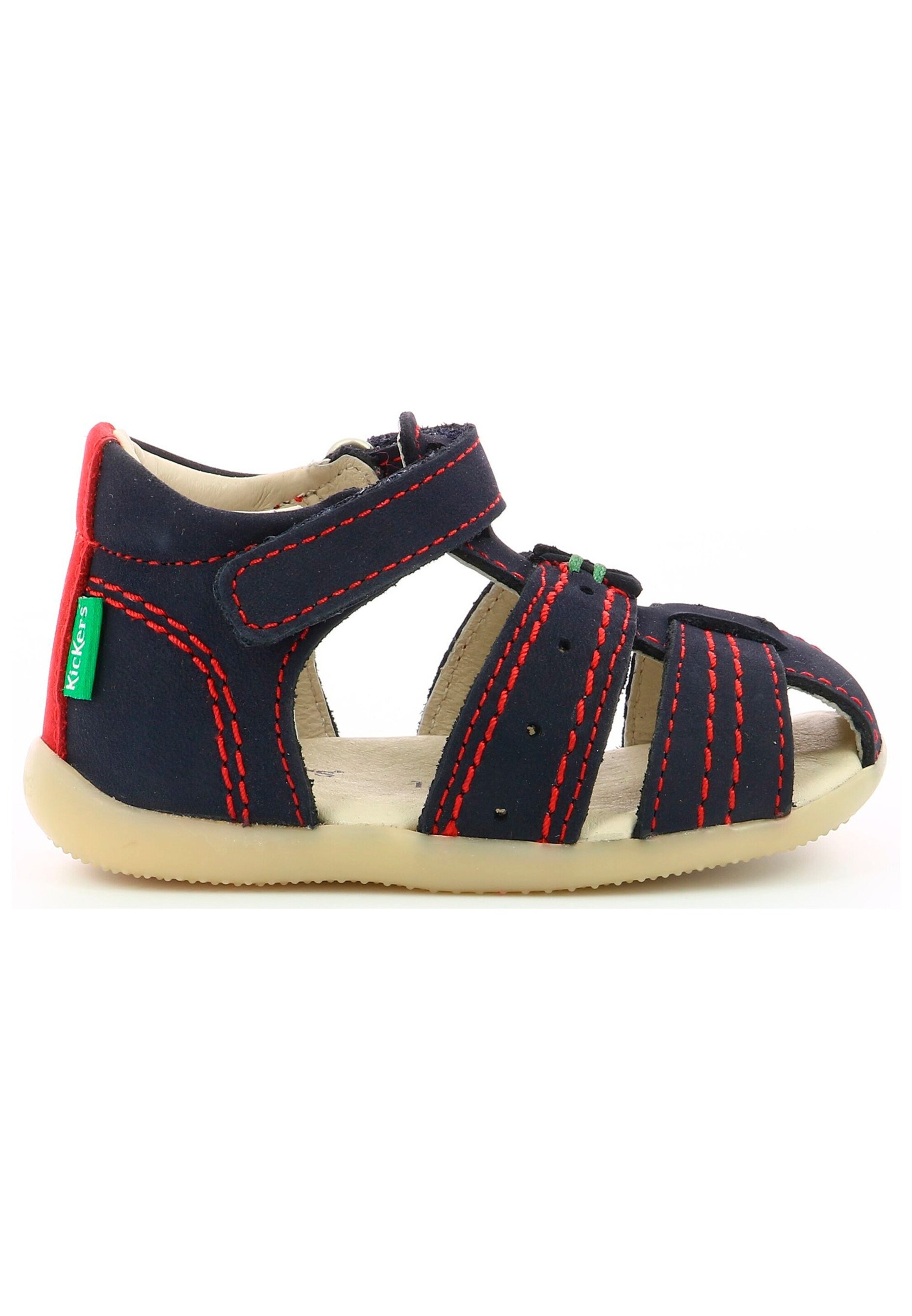 KICKERS Sandalen Blau/Rot