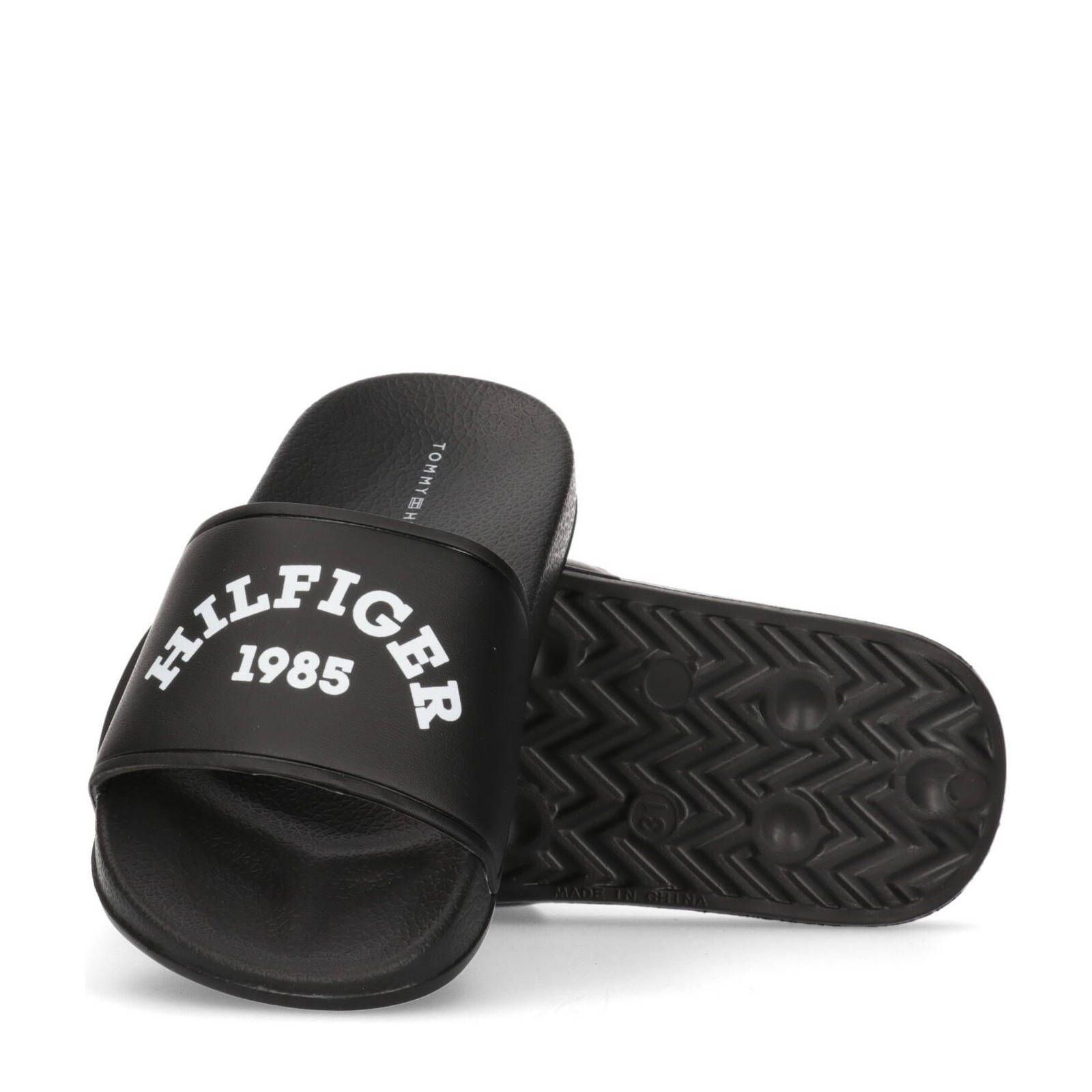 Tommy Hilfiger badslippers zwart