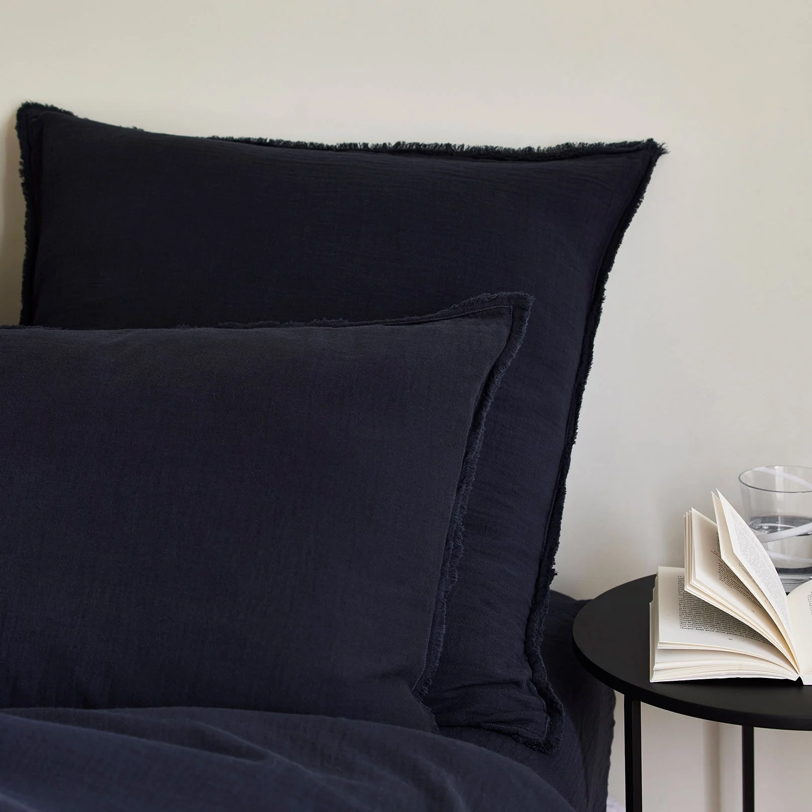 LOU - Lot de 2 taies d'oreiller | Bleu