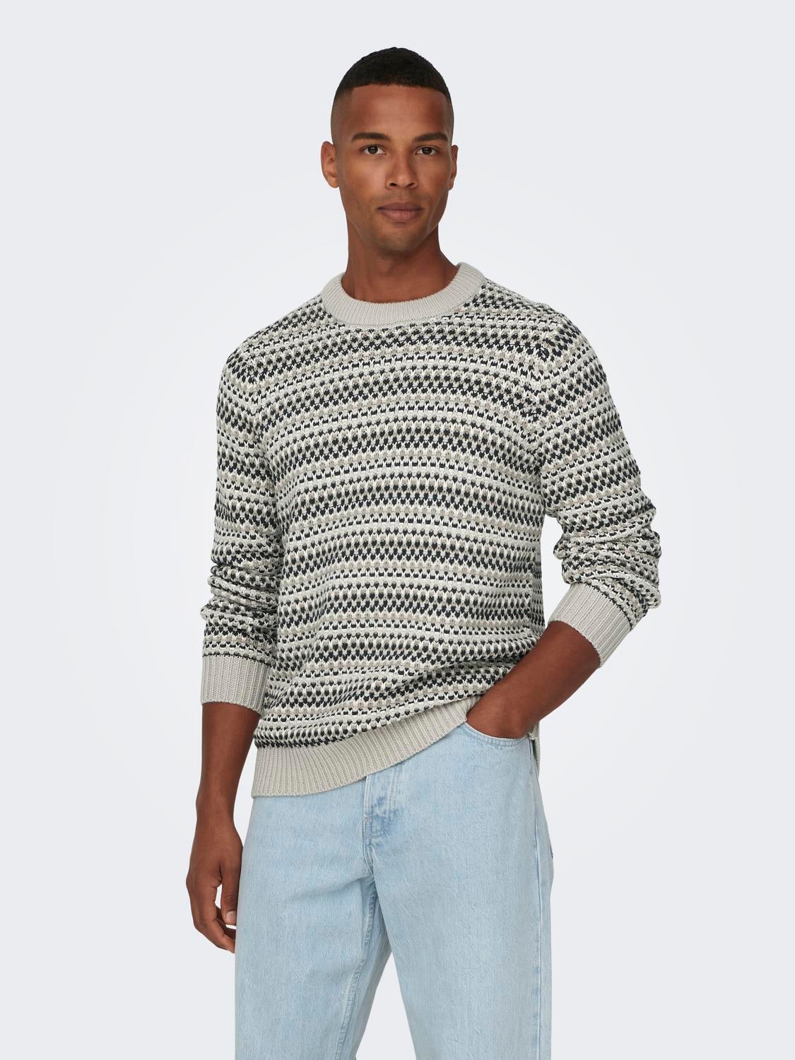 ONSMUSA Pullover Silver Lining