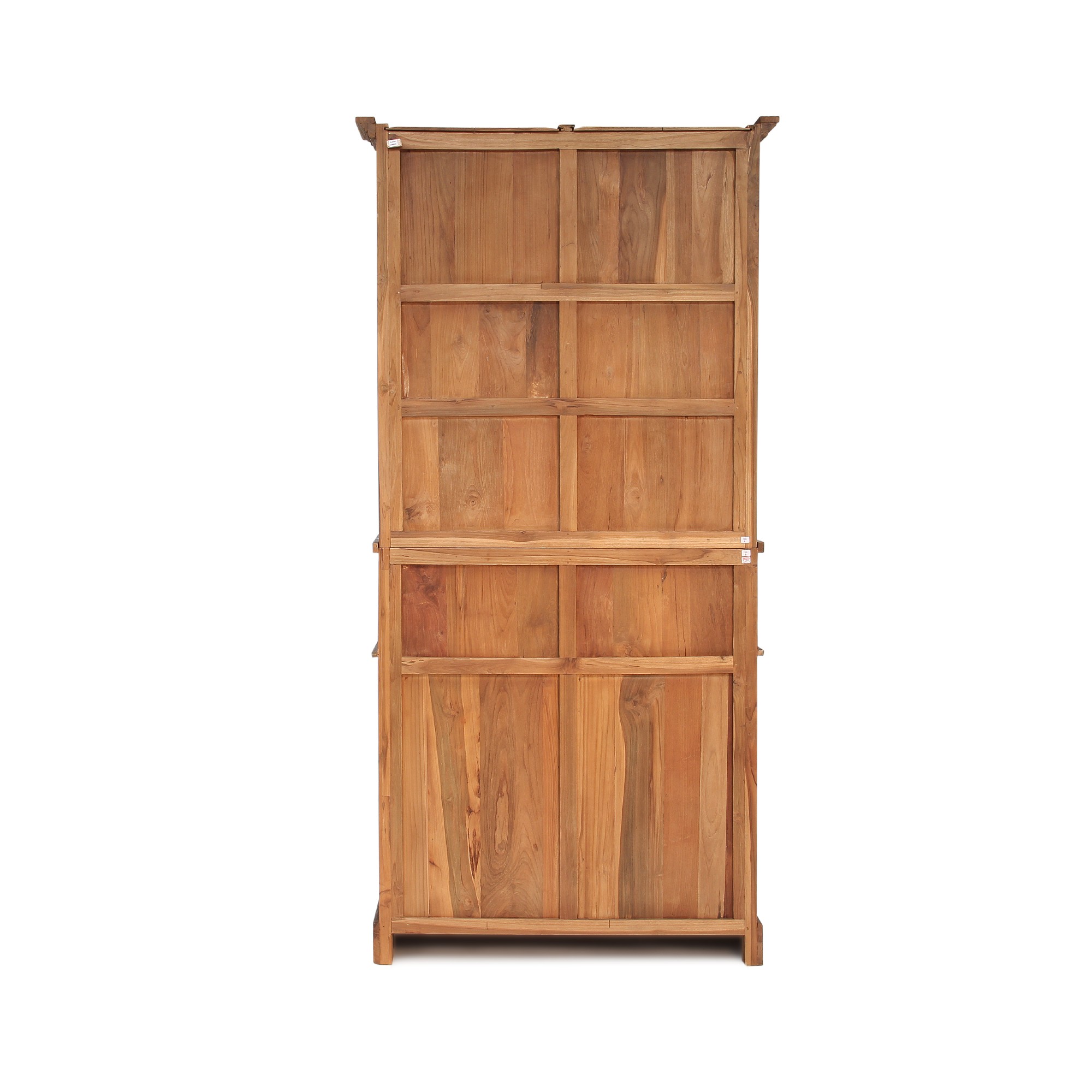 Schrank Teakholz, natur, T 60 cm, B 100 cm, H 225 cm von fischer's lagerhaus