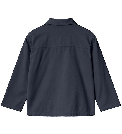 Name It Skjorte - Fløjl - NkmZip - Dark Sapphire